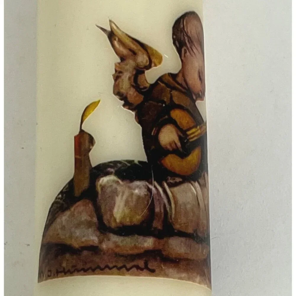 Vintage 1966 Schmid Bros Hummel Decorative Candle Angel with Lute - Picture 6 of 10